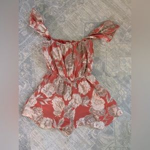 Lulus floral romper